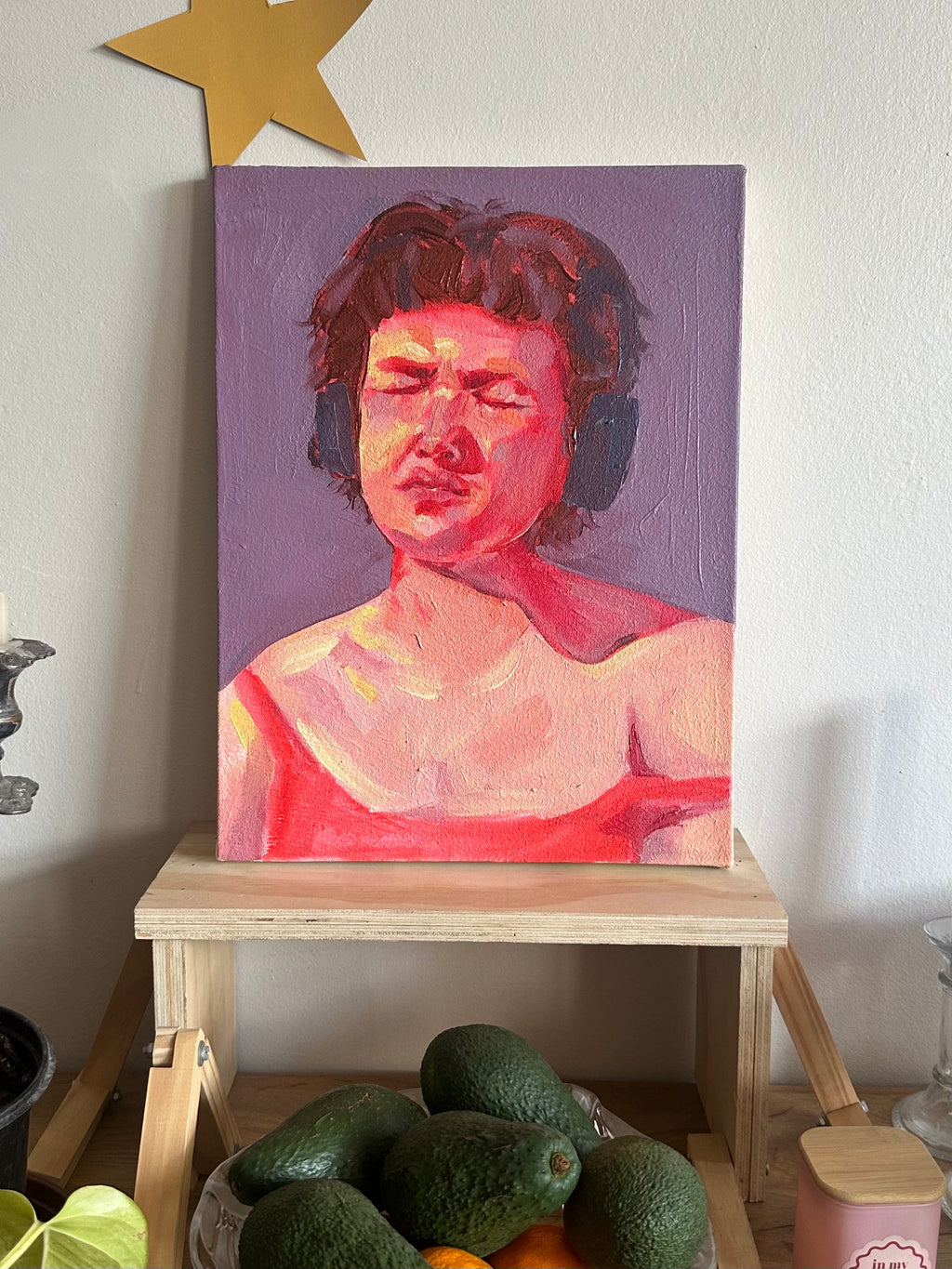 Self-portrait after a hard week