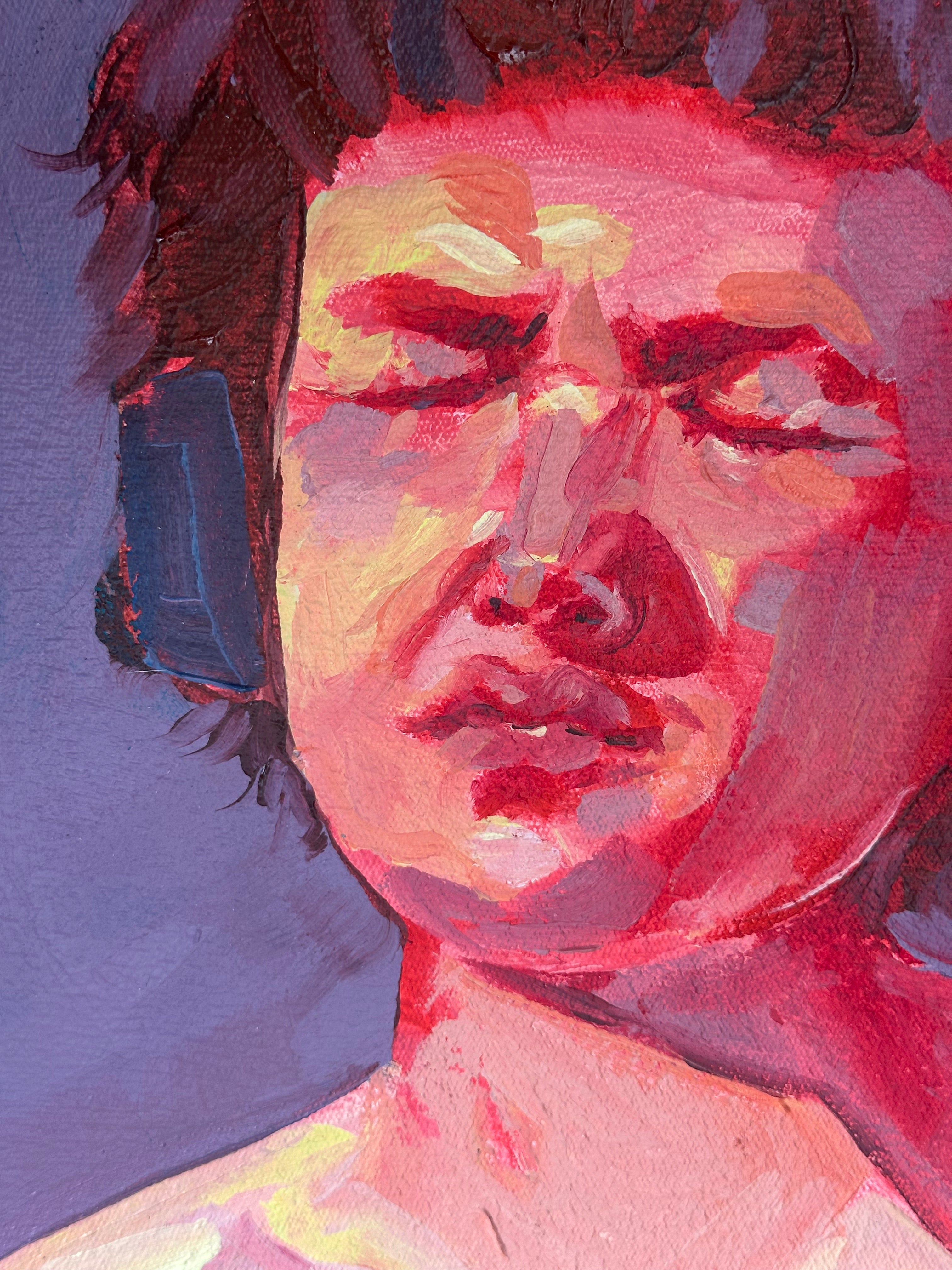 Self-portrait after a hard week